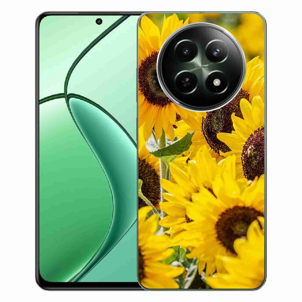 Gelový kryt mmCase na Realme 12 5G/12x 5G - slunečnice