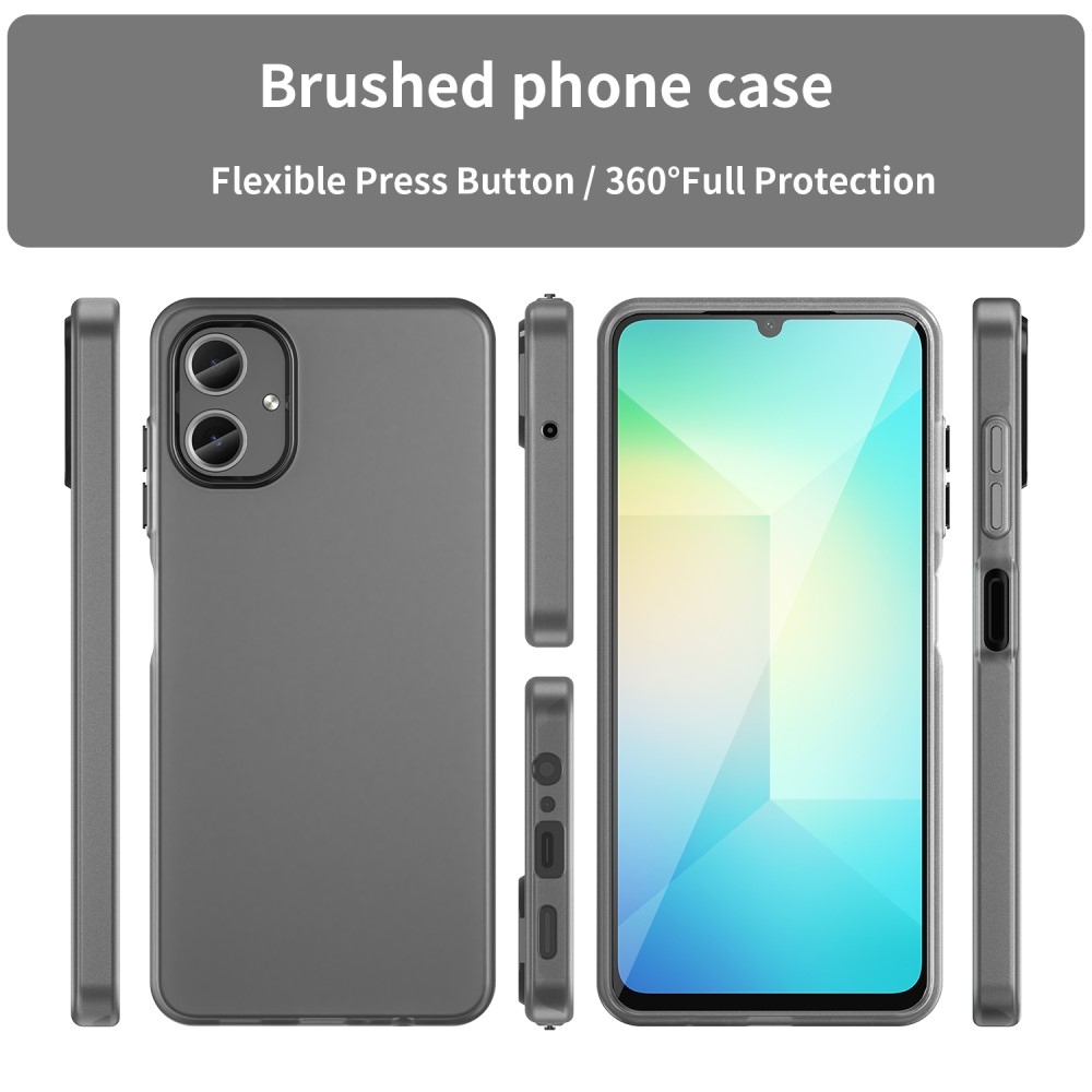 Candys matný gelový obal na Samsung Galaxy A06 4G - černý