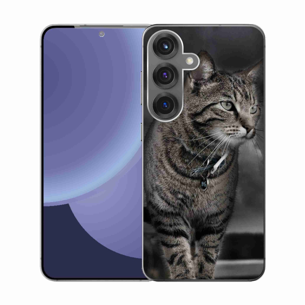Gelový kryt mmCase na Samsung Galaxy S25 - kočka