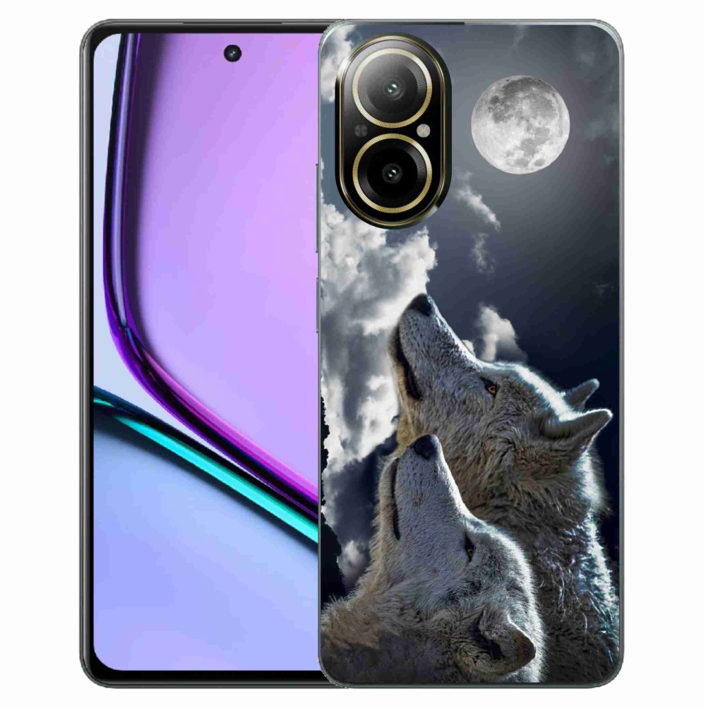 Gelový kryt mmCase na Realme C67 - vlci