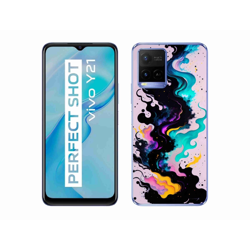 Gelový kryt mmCase na Vivo Y21/Y21s/Y33s - abstraktní motiv 4