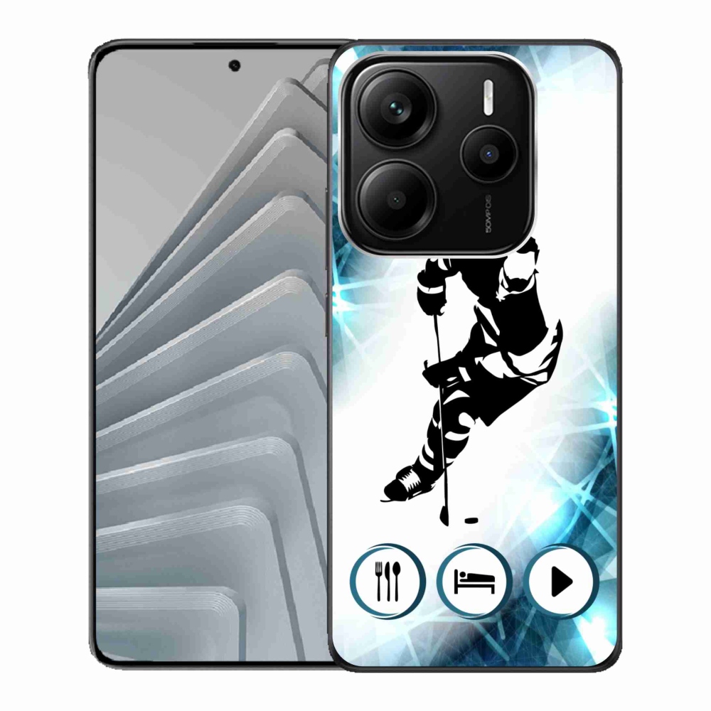 Gelový kryt mmCase na Xiaomi Redmi Note 14 5G - hokej 1