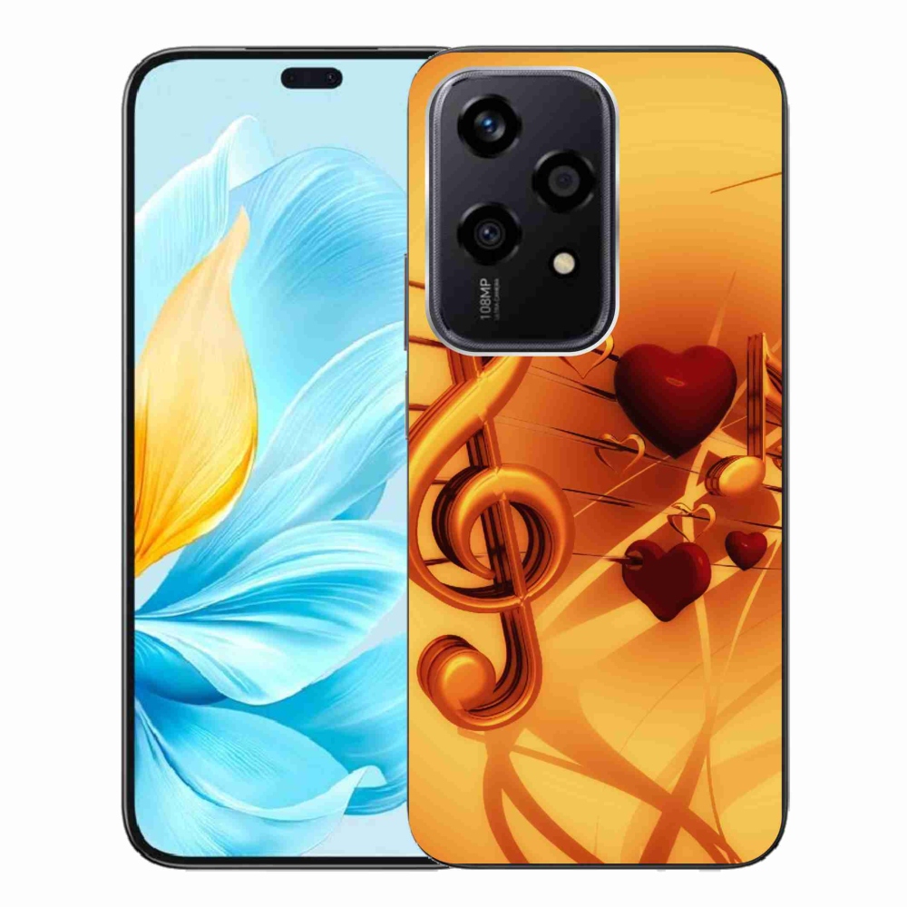 Gelový kryt mmCase na Honor 200 Lite 5G - noty