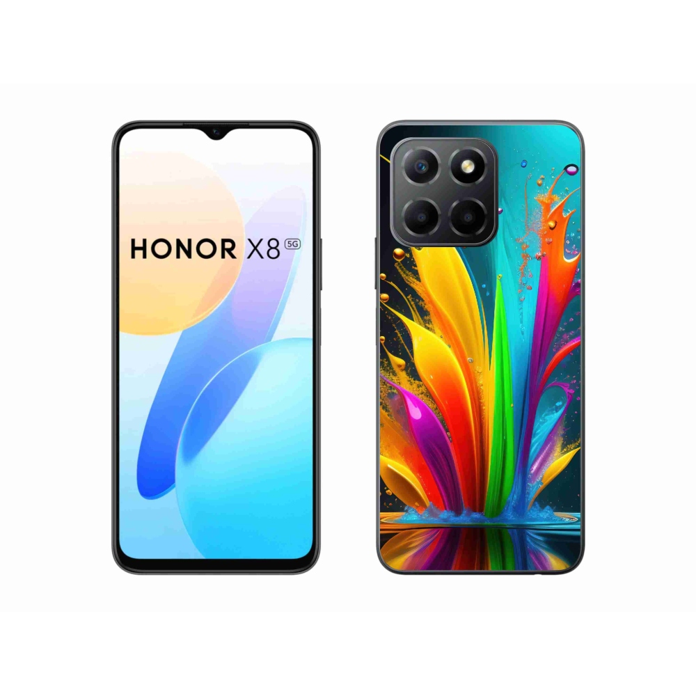 Gelový kryt mmCase na Honor X8 5G - abstraktní motiv 1