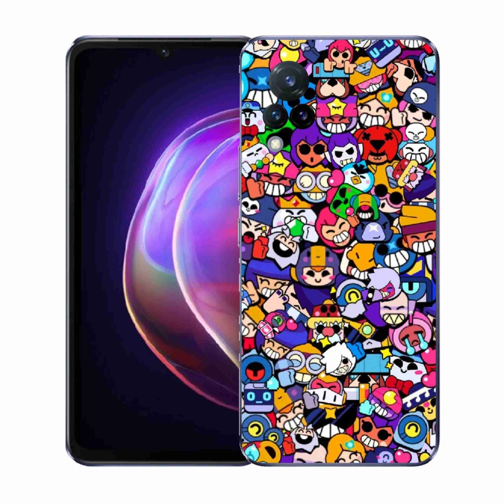 Gelový kryt mmCase na Vivo V21 4G/5G - brawl stars 2