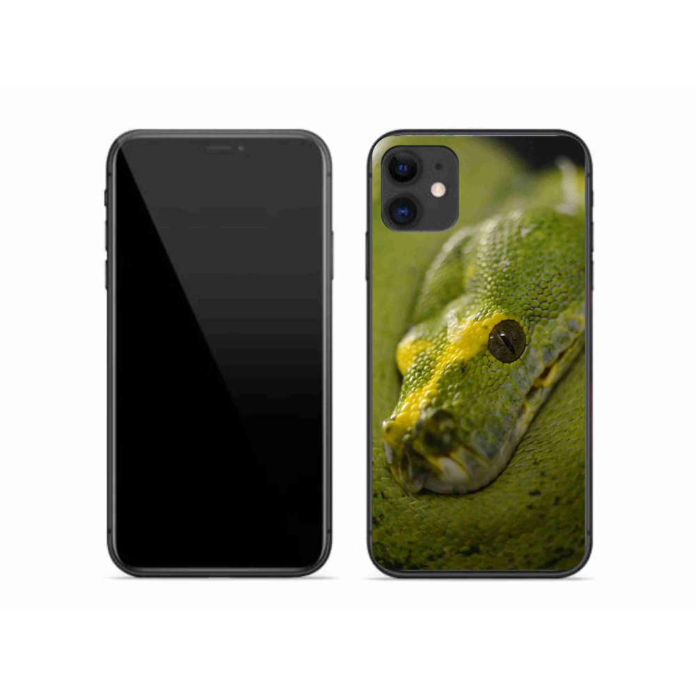 Gelový kryt mmCase na iPhone 11 - had 2