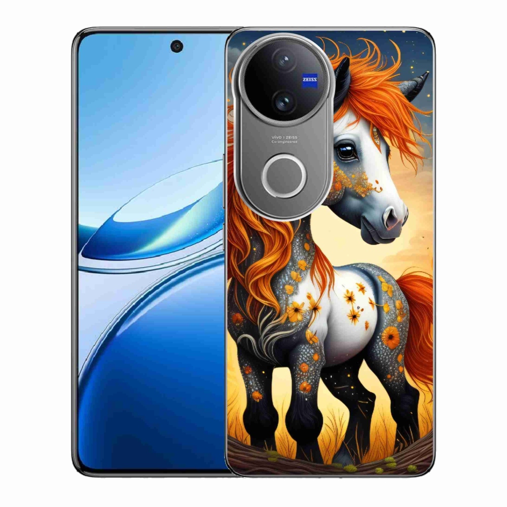 Gelový kryt mmCase na Vivo V50 5G - barevný poník