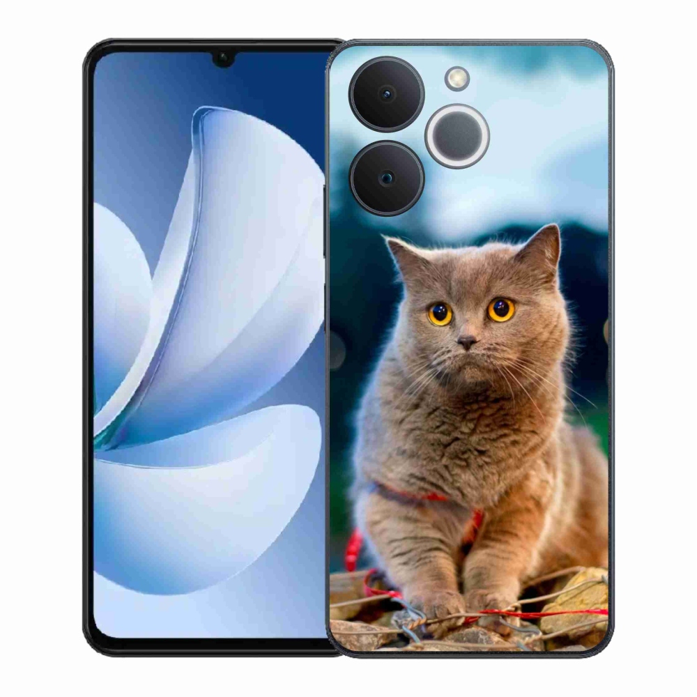Gelový kryt mmCase na Realme Note 70T - britská modrá 2