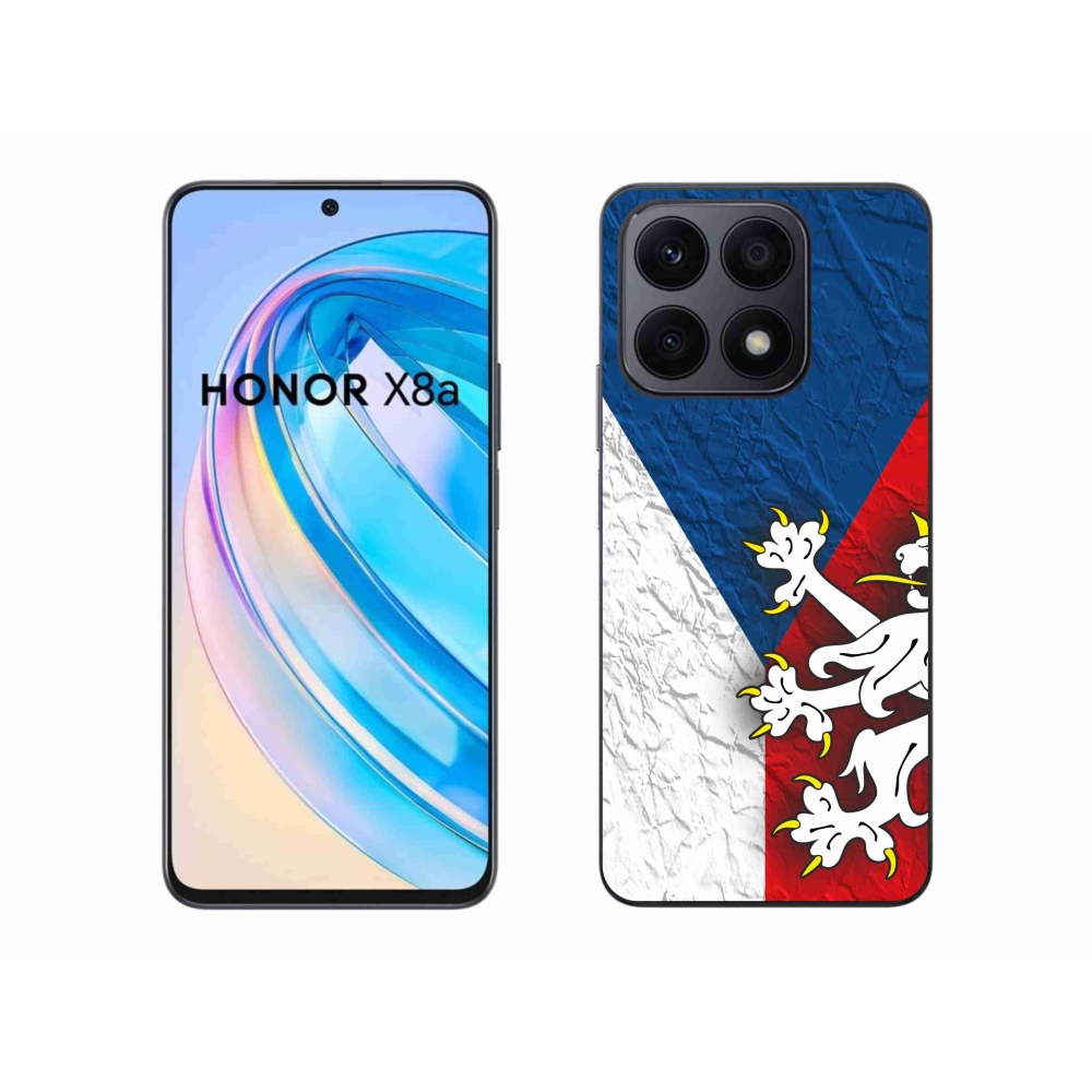 Gelový kryt mmCase na Honor X8a - česká vlajka 1
