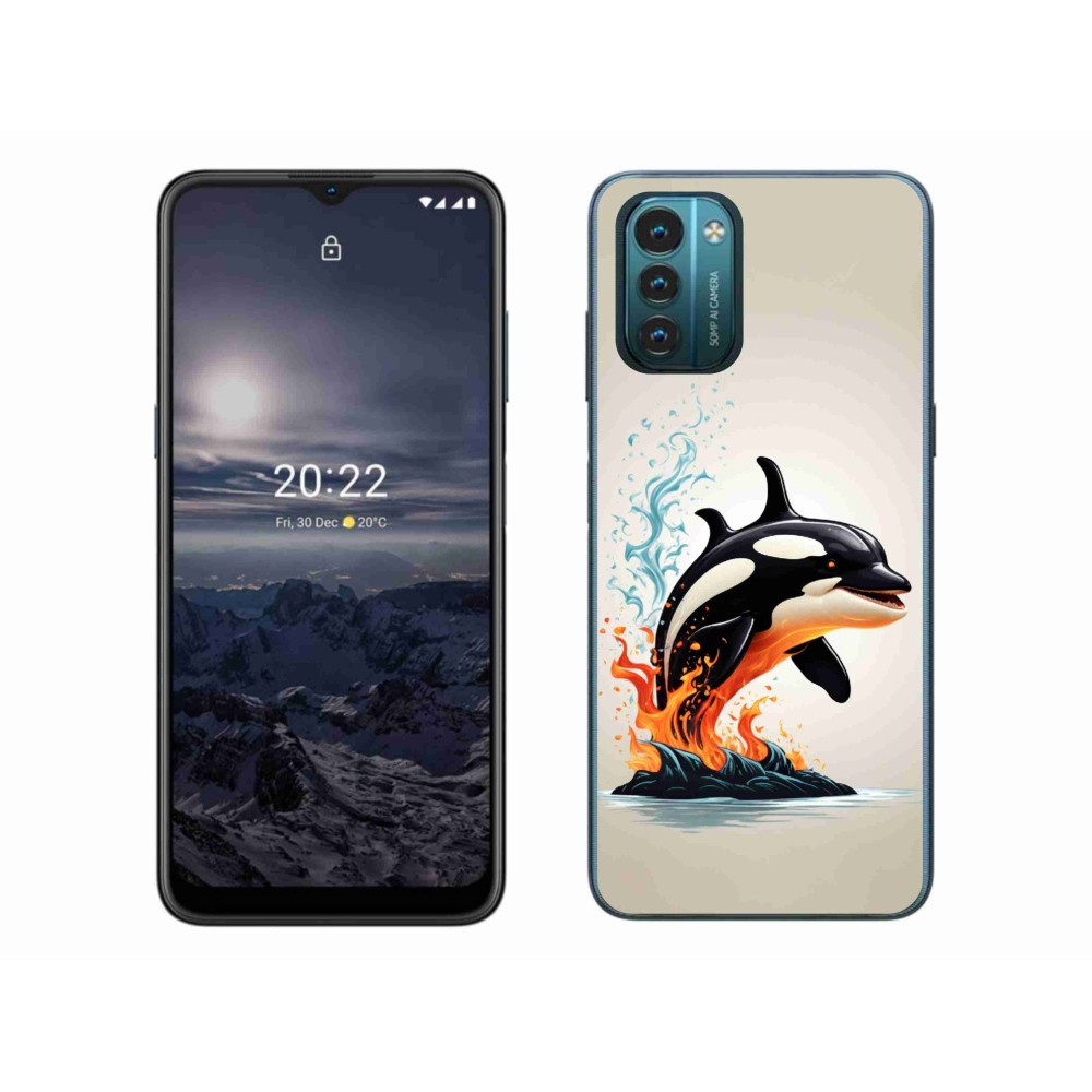 Gelový kryt mmCase na Nokia G11/G21 - kosatka