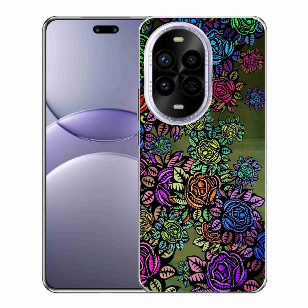Gelový kryt mmCase na Huawei Nova 13 Pro 5G - květiny 6