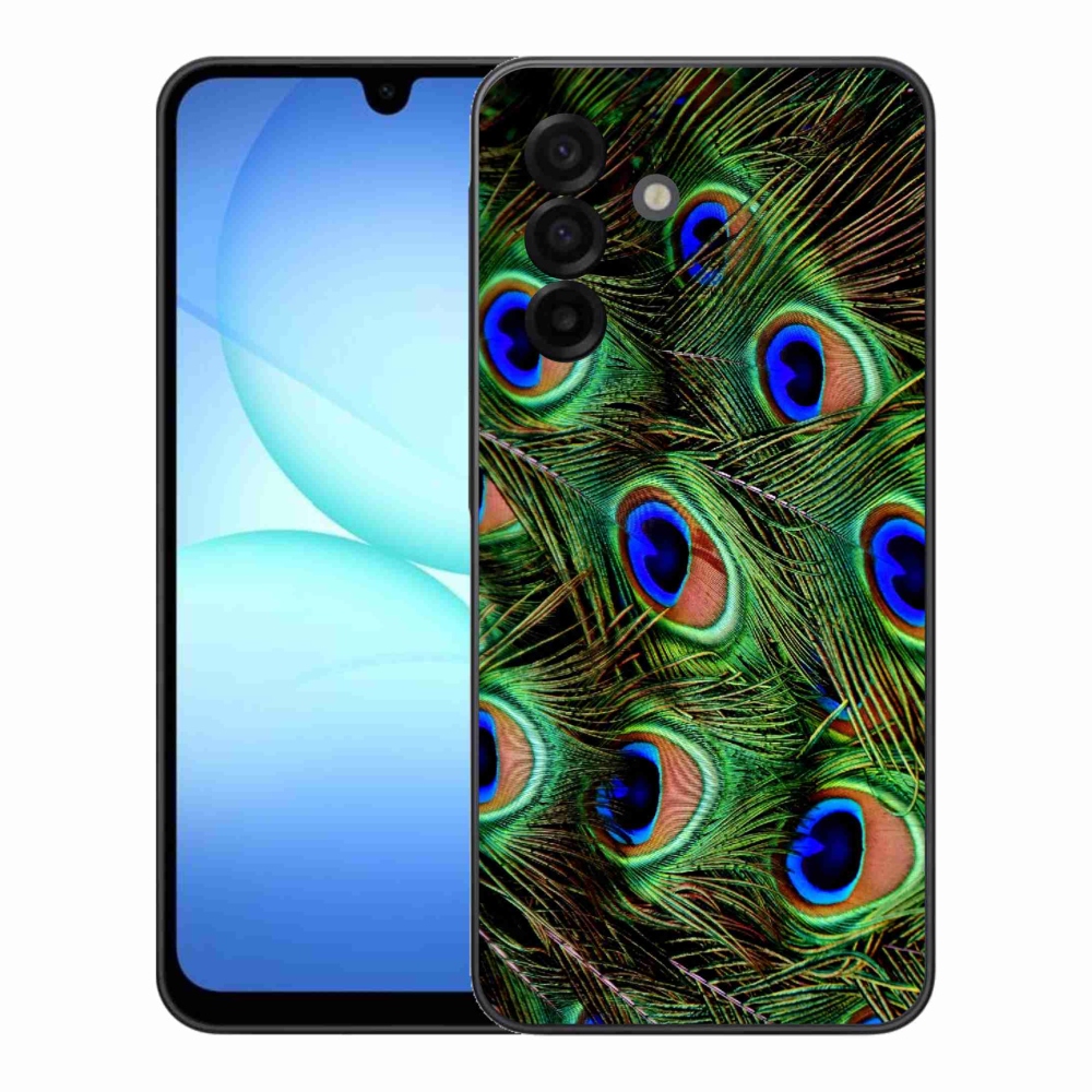Gelový kryt mmCase na Samsung Galaxy A17 5G - paví peří