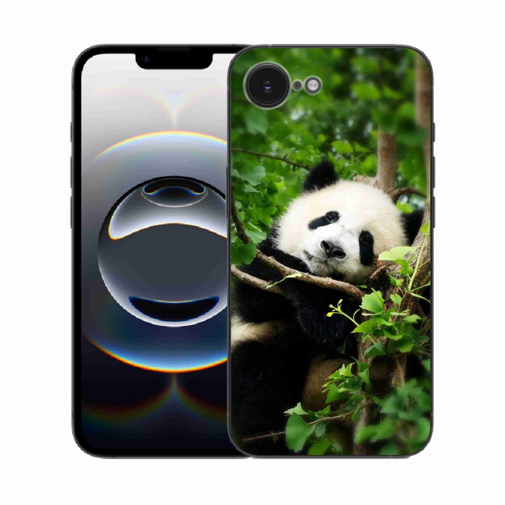 Gelový kryt mmCase na iPhone 16e - panda