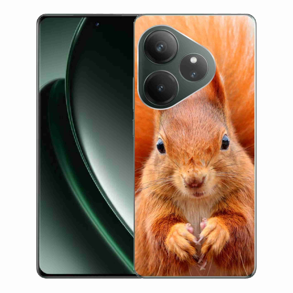 Gelový kryt mmCase na Realme GT 6 5G/GT 6T 5G - veverka