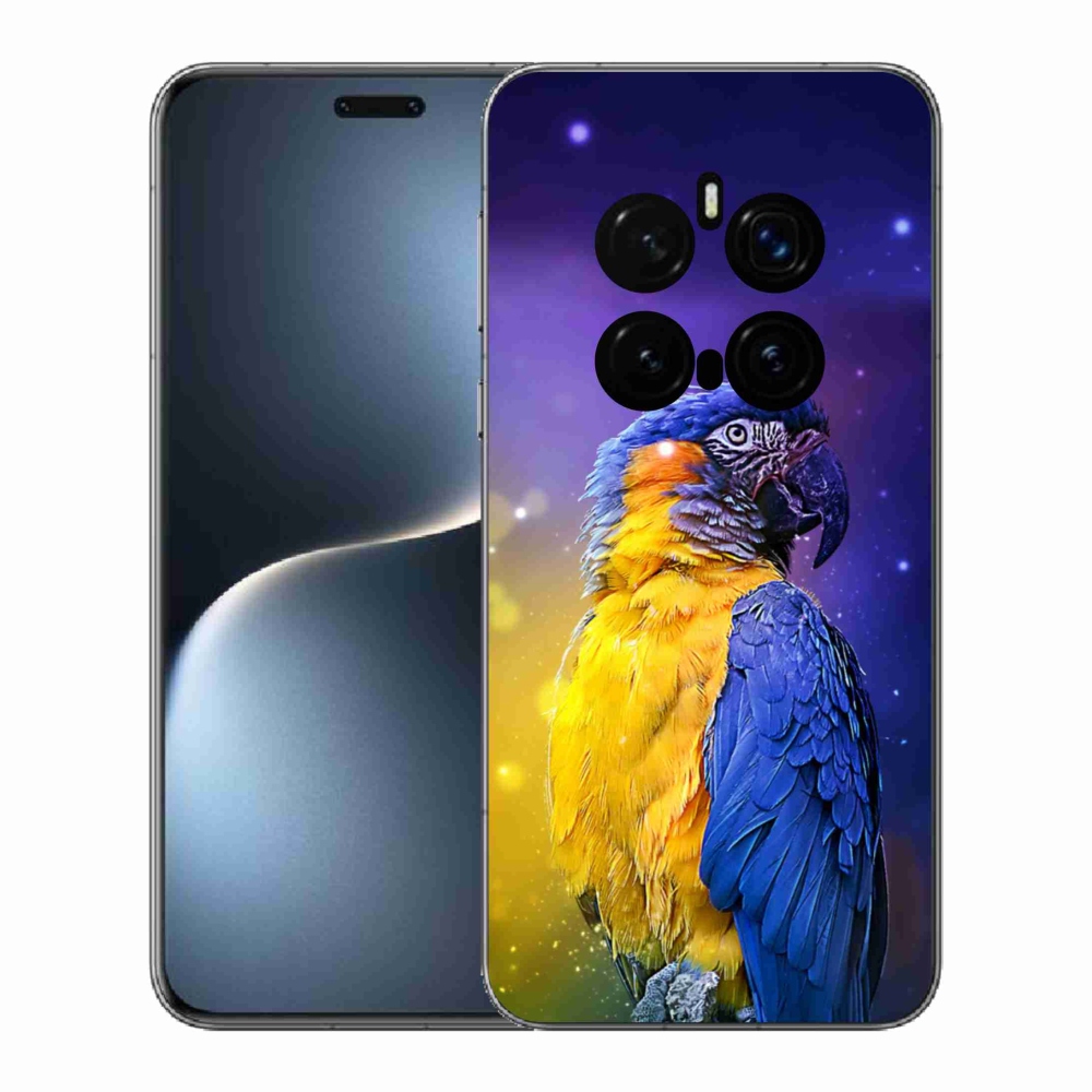 Gelový kryt mmCase na Honor Magic 7 Pro 5G - papoušek ara 1