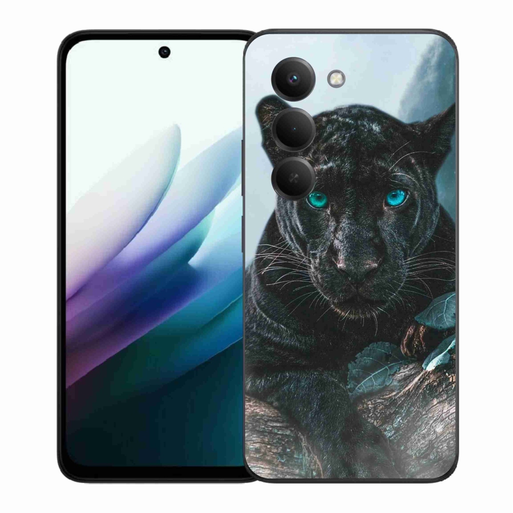 Gelový kryt mmCase na Xiaomi Redmi 15 4G/5G (171mm) - černý panter