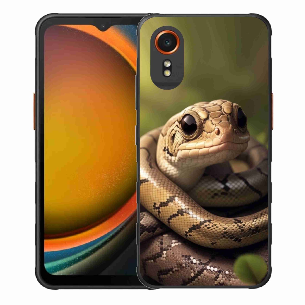 Gelový kryt mmCase na Samsung Galaxy Xcover 7 - had 1