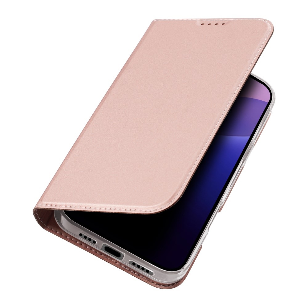 DUX knížkové pouzdro na iPhone 16 Pro Max - růžovozlaté