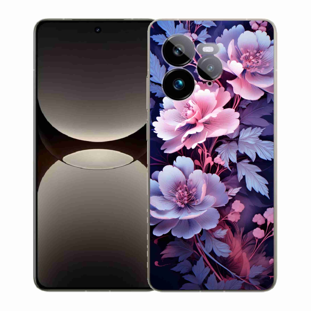 Gelový kryt mmCase na Realme GT 7 Pro 5G - květiny 11