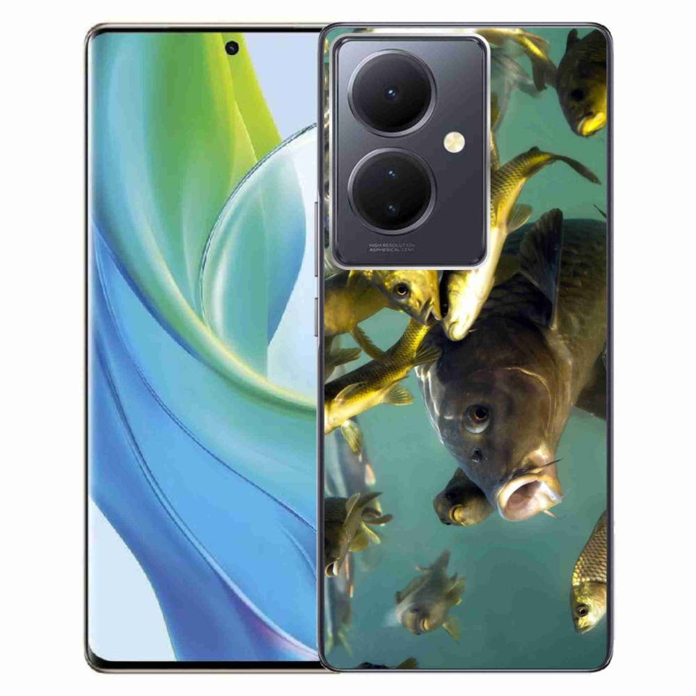 Gelový obal mmCase na Vivo V29 Lite 5G - hejno ryb