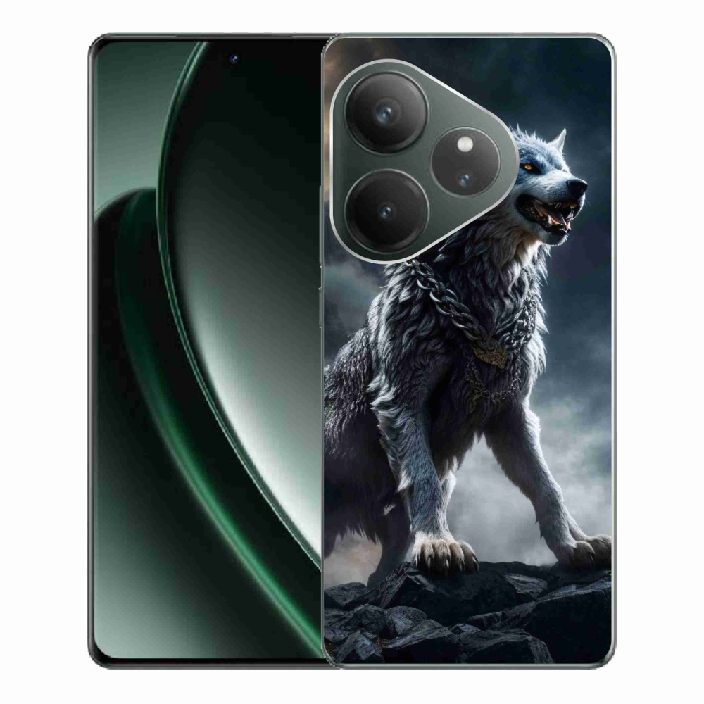 Gelový kryt mmCase na Realme GT 6 5G/GT 6T 5G - vlk 1