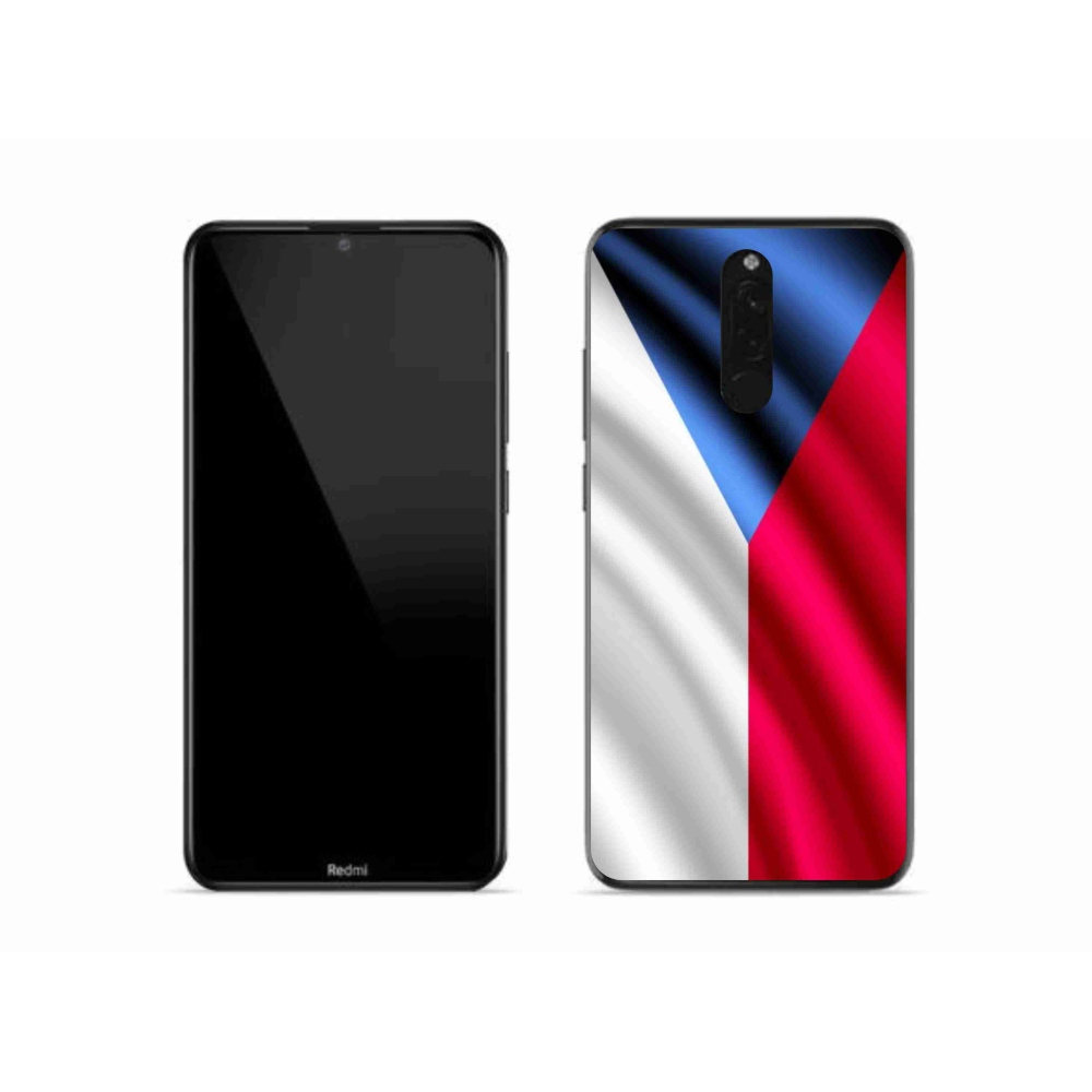 Gelový kryt mmCase na mobil Xiaomi Redmi 8 - česká vlajka