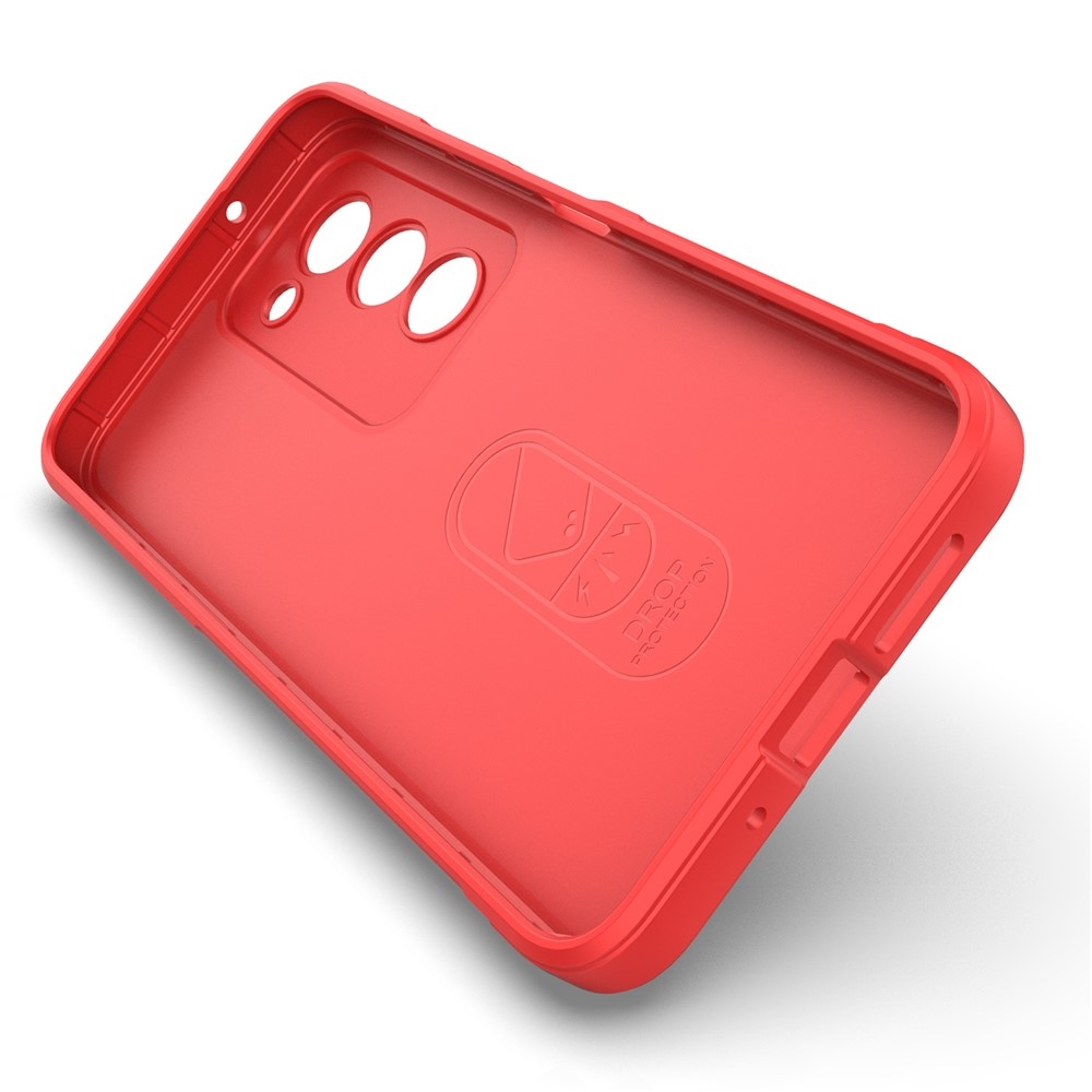 Rugg odolný gelový obal na Xiaomi Redmi 15 4G (171mm) - červený