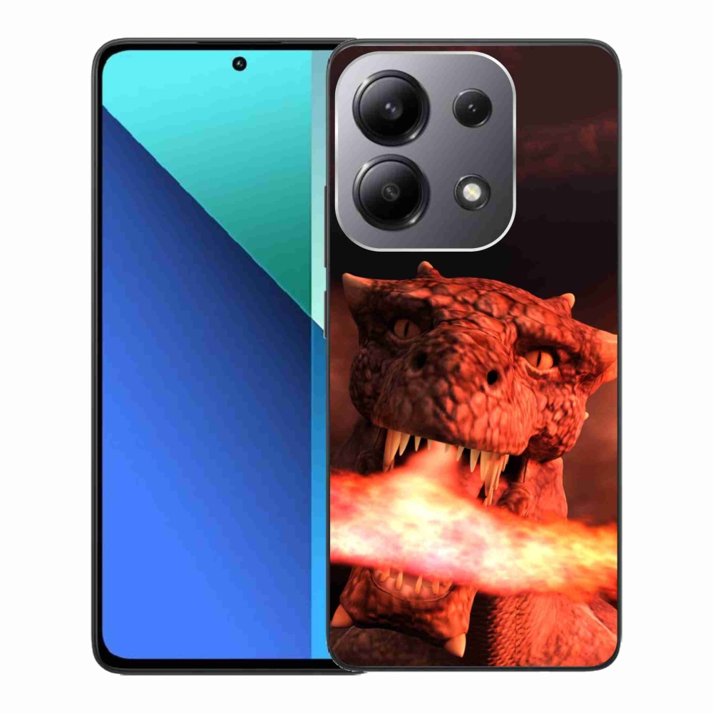 Gelový kryt mmCase na Xiaomi Redmi Note 13 - drak
