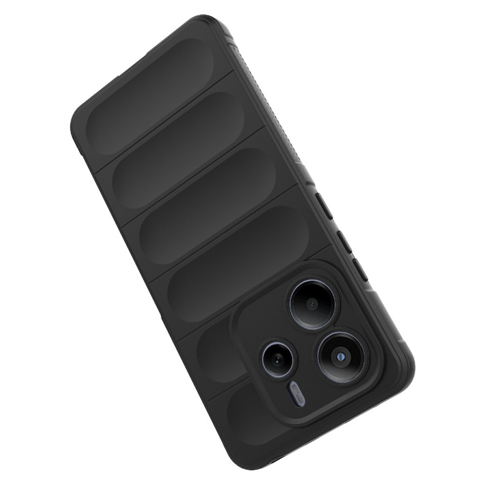 Rugg odolný gelový obal na Xiaomi Redmi Note 14 5G - černý