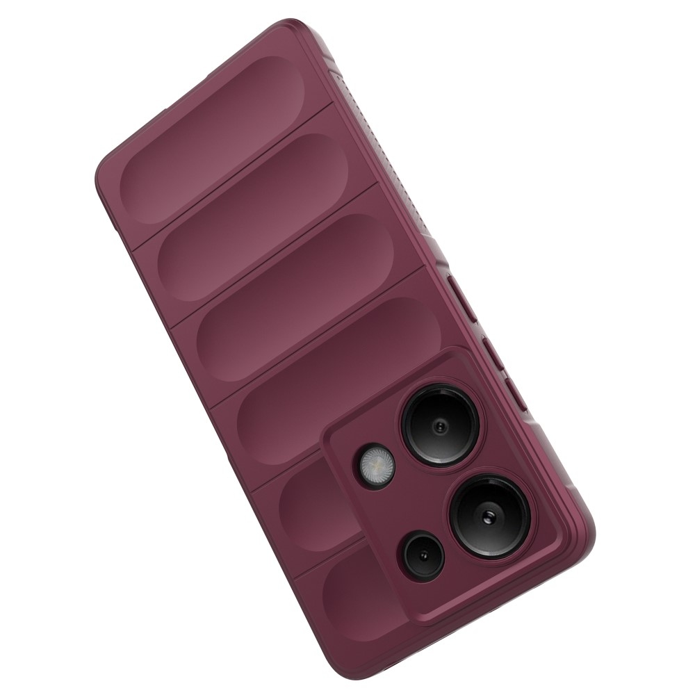 Rugg odolný gelový obal na Xiaomi Redmi Note 13 Pro 4G/Poco M6 Pro - vínový