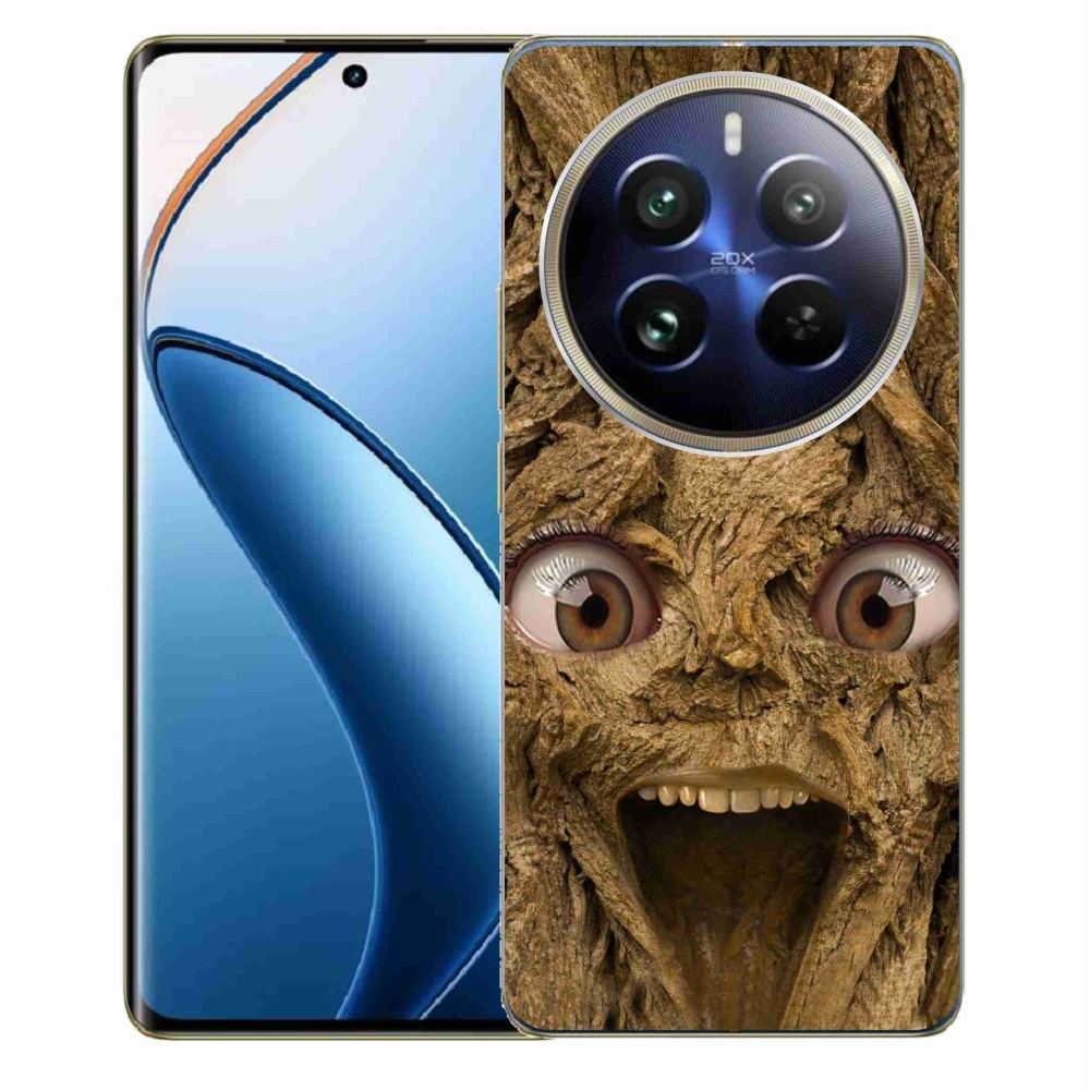 Gelový kryt mmCase na Realme 12 Pro 5G/12 Pro+ 5G - veselý strom s očima