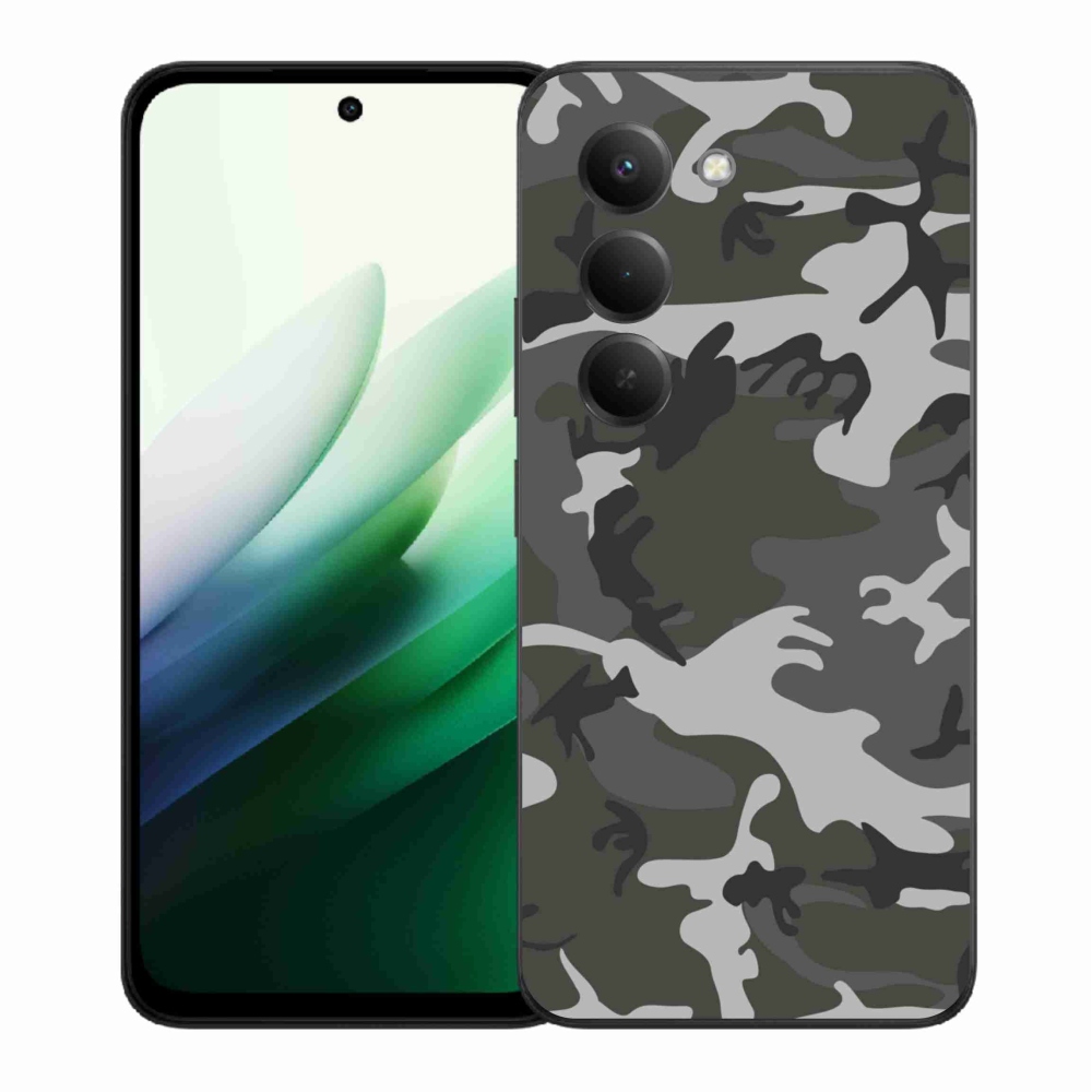 Gelový kryt mmCase na Xiaomi Redmi 15 5G (169mm) - maskáčový vzor