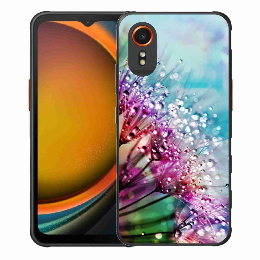 Gelový kryt mmCase na Samsung Galaxy Xcover 7 - barevné květy