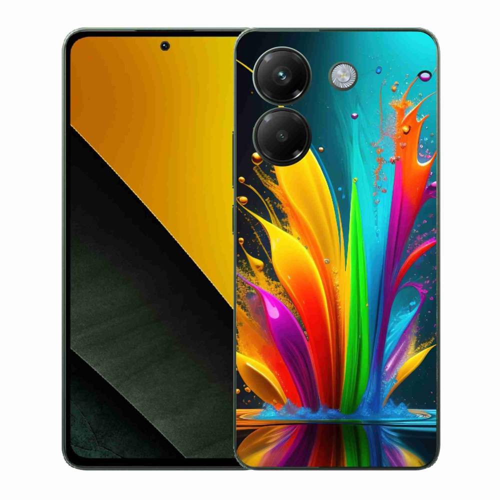Gelový kryt mmCase na Xiaomi Poco M7 Pro 5G - abstraktní motiv 1