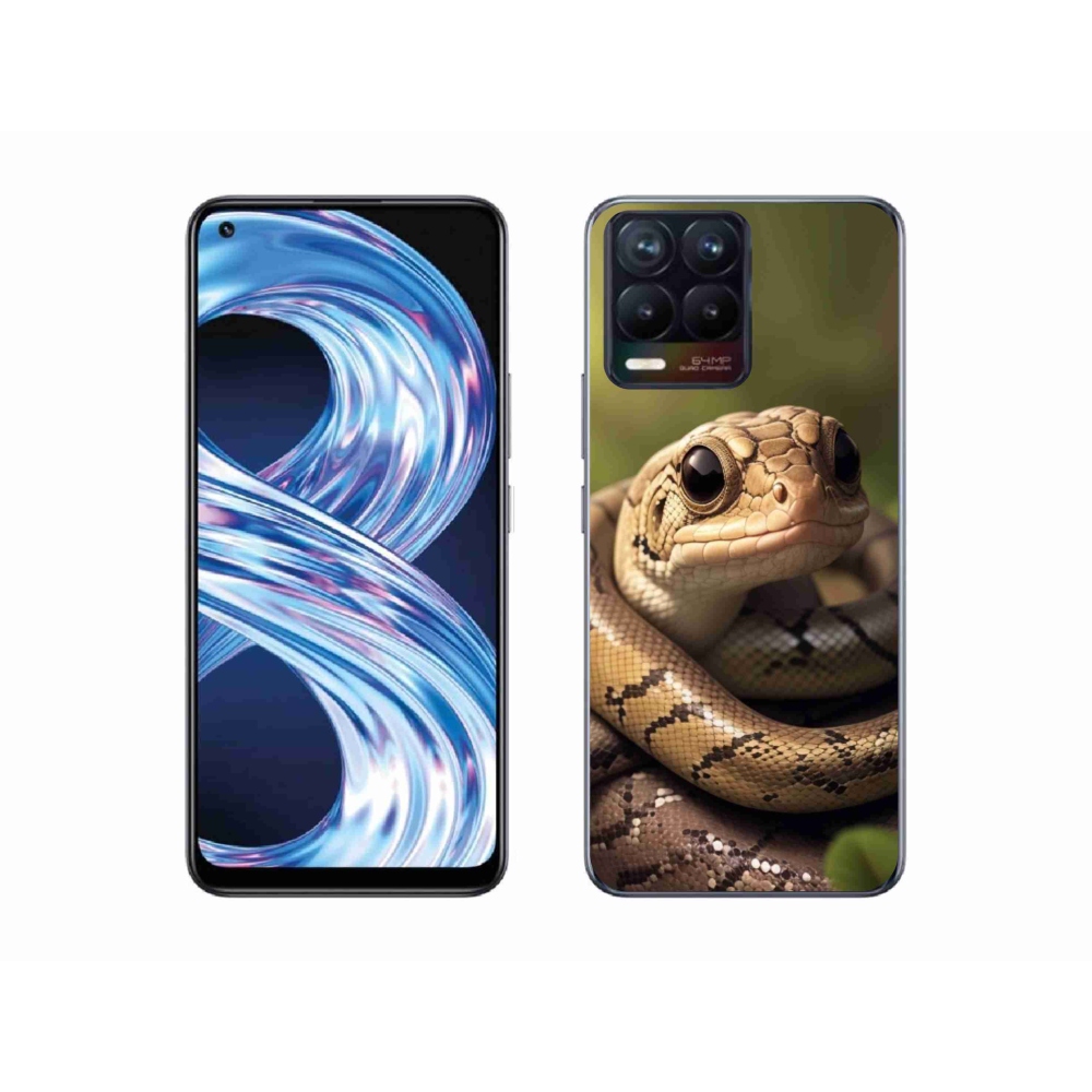 Gelový kryt mmCase na Realme 8 Pro - had 1