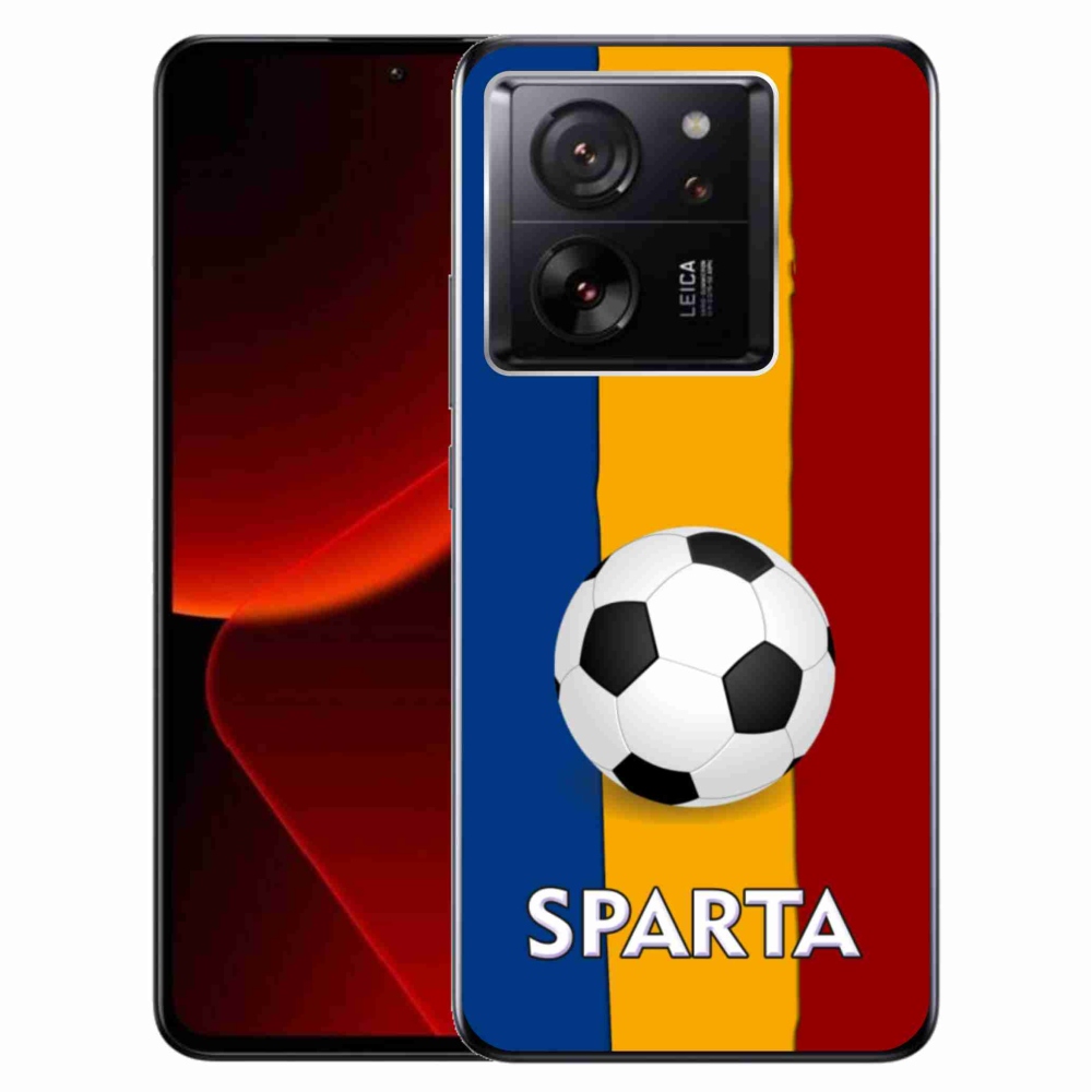 Gelový kryt mmCase na Xiaomi 13T/13T Pro - fotbal 1