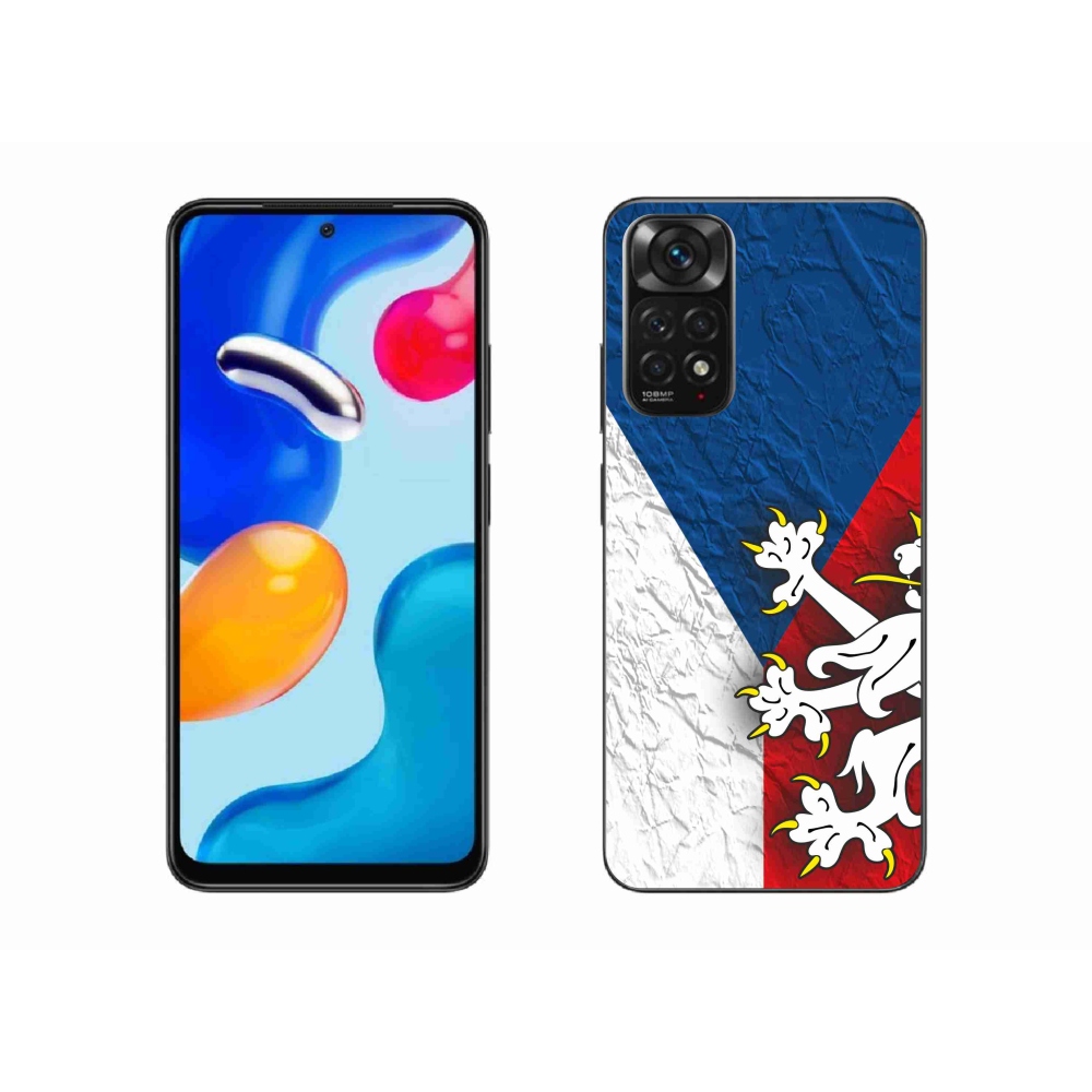 Gelový kryt mmCase na Xiaomi Redmi Note 11S 4G - česká vlajka 1