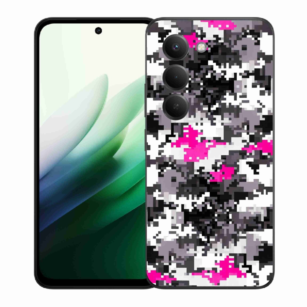 Gelový kryt mmCase na Xiaomi Redmi 15 5G (169mm) - maskáčový vzor 4