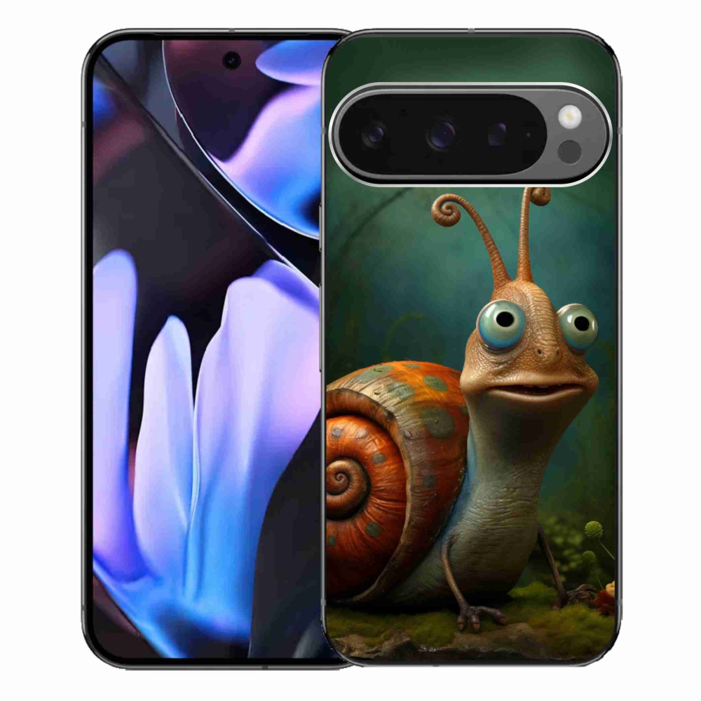Gelový kryt mmCase na Google Pixel 9 Pro XL - šnek