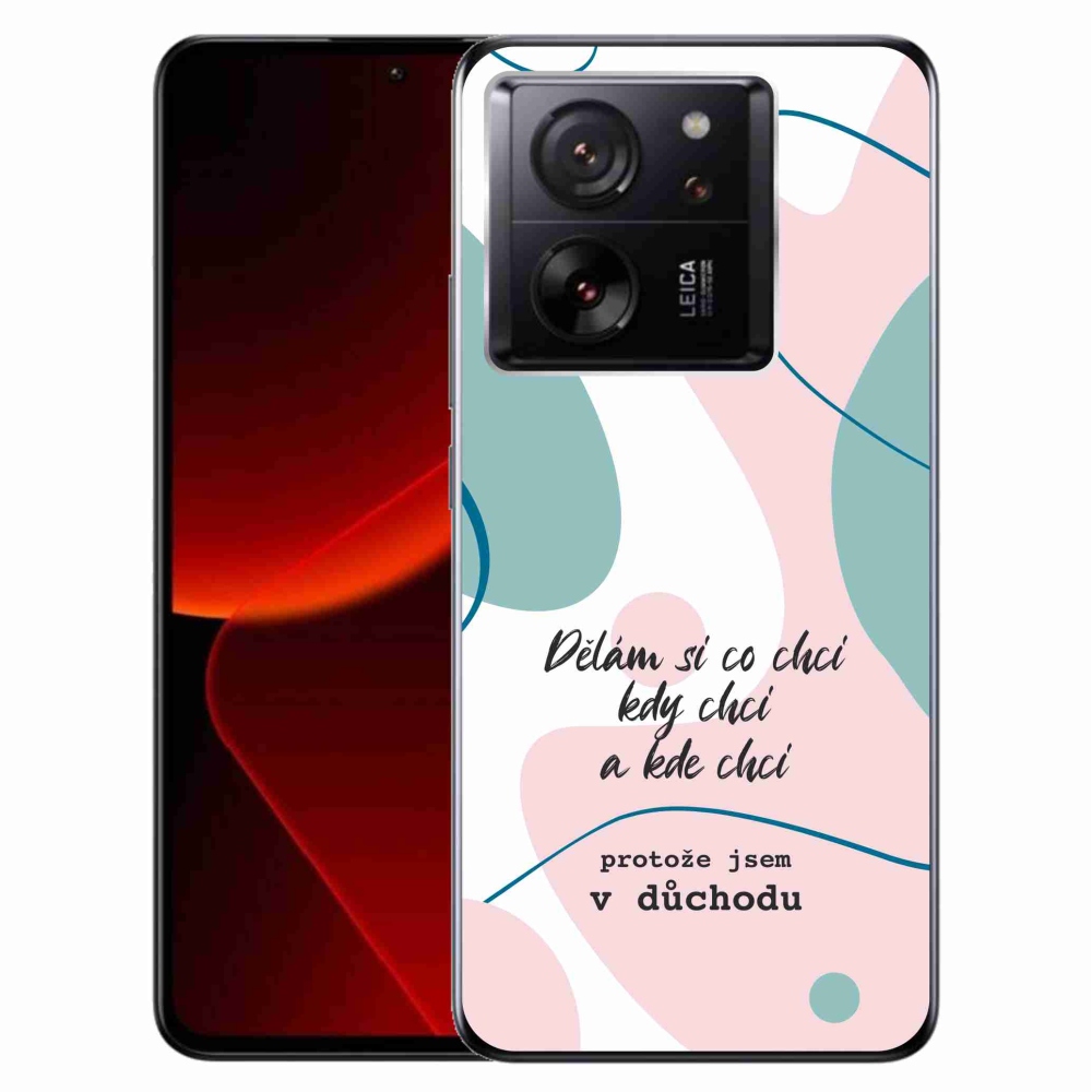 Gelový kryt mmCase na Xiaomi 13T/13T Pro - vtipný text 10 bílé pozadí