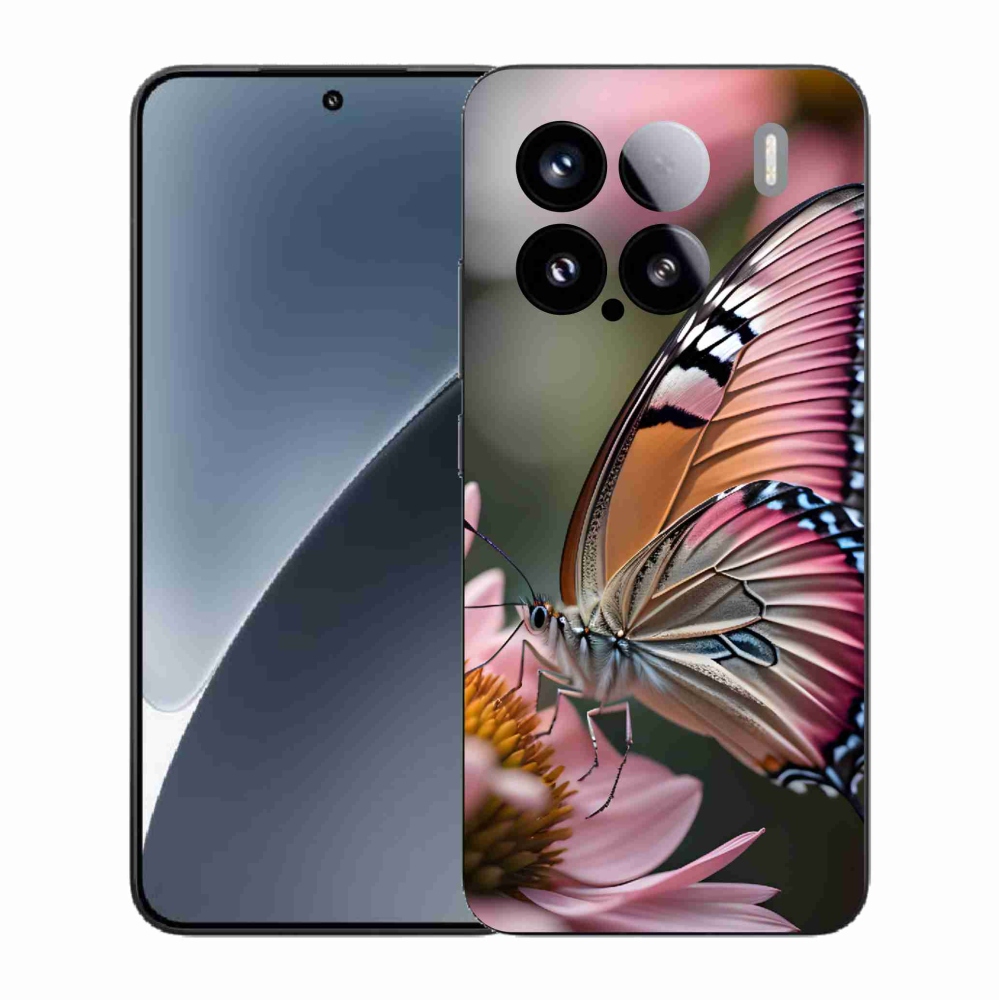 Gelový kryt mmCase na Xiaomi 15 - barevný motýl