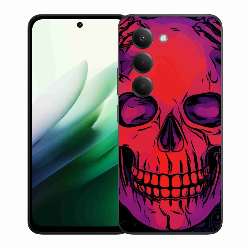 Gelový kryt mmCase na Xiaomi Redmi 15 5G (169mm) - lebka