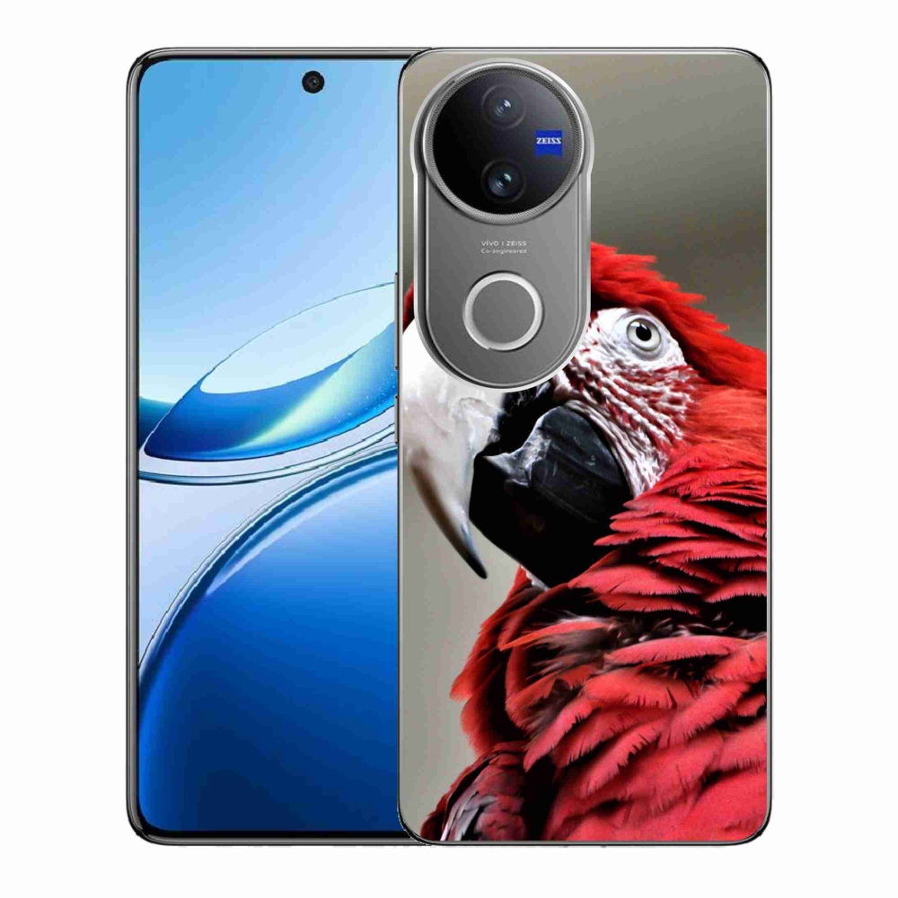 Gelový kryt mmCase na Vivo V50 5G - papoušek ara červený