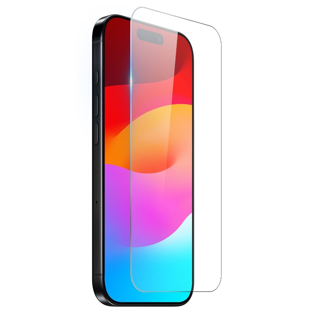 NORTHJO průhledný gelový obal + tvrzené sklo na iPhone 17 Pro Max - průhledný