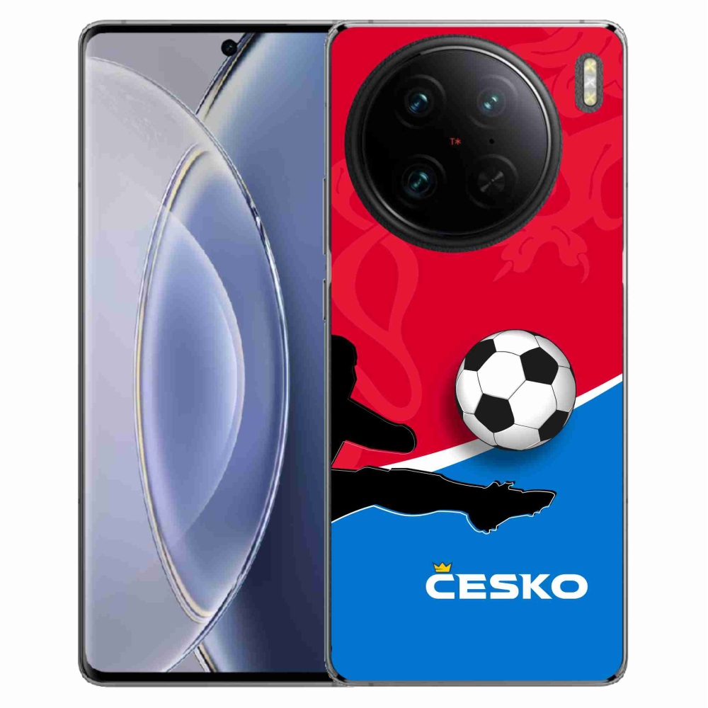 Gelový kryt mmCase na Vivo X90 Pro - fotbal Česko 2