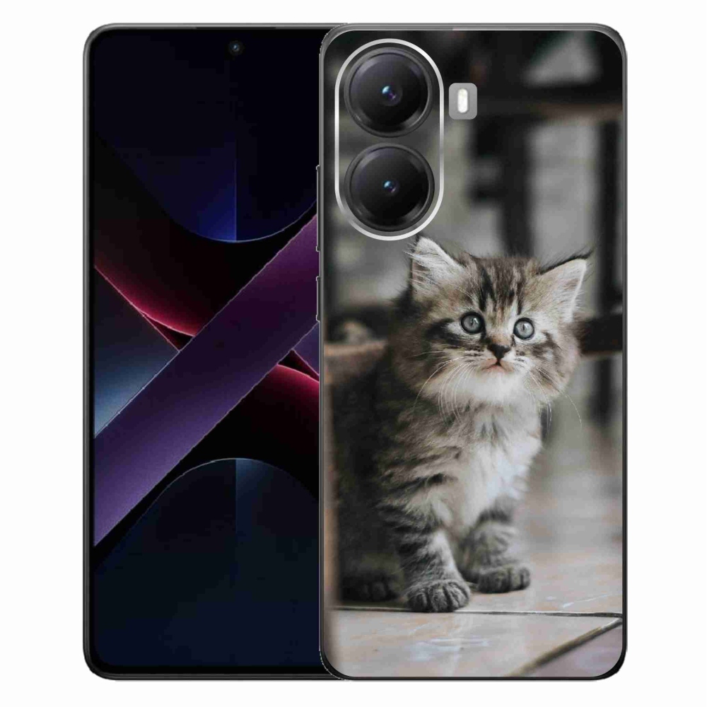 Gelový kryt mmCase na Xiaomi Poco X7 Pro 5G - koťátko