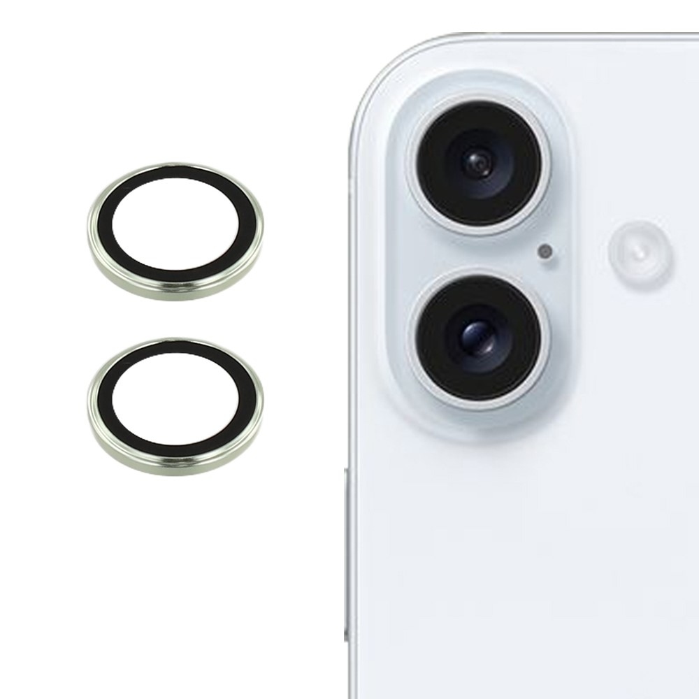 Ultra HD sklo čočky fotoaparátu na iPhone 17 (samostatná skla) - světlezelené