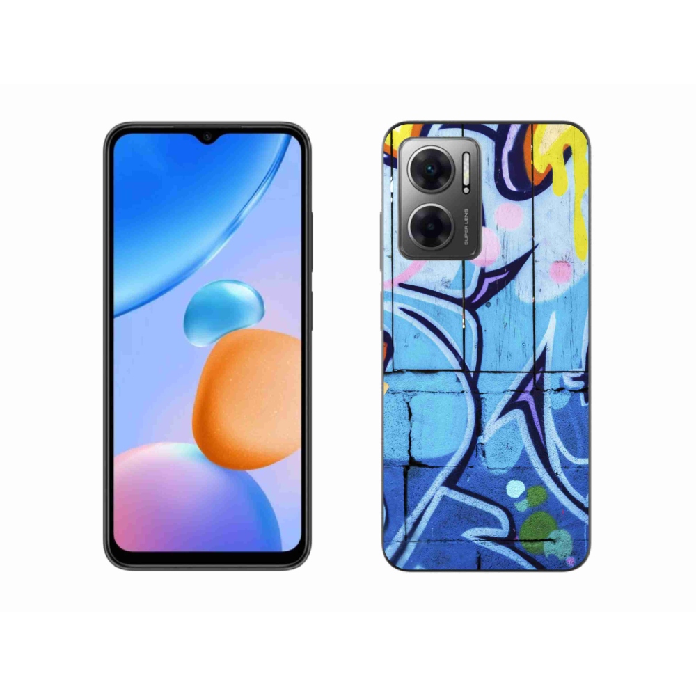 Gelový kryt mmCase na Xiaomi Redmi 10 5G - graffiti