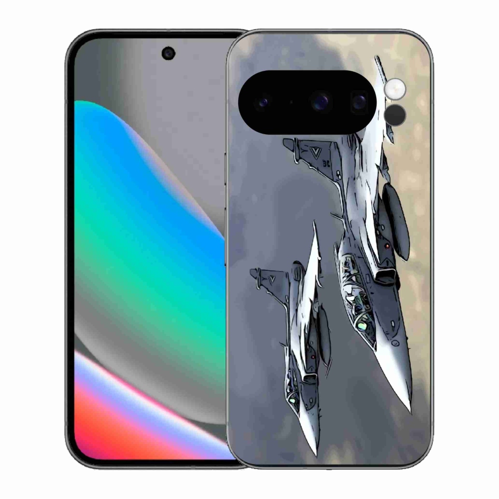 Gelový kryt mmCase na Google Pixel 10 Pro - stíhačky