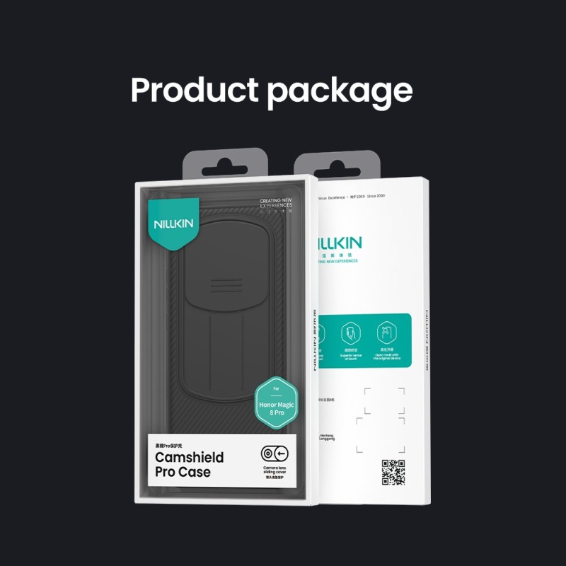 Nillkin CamShield PRO Zadní Kryt pro Honor Magic 8 Pro Black